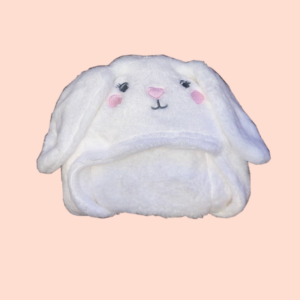 White bunny robe